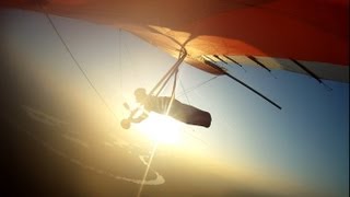 Hang gliding at Porta Westphalica