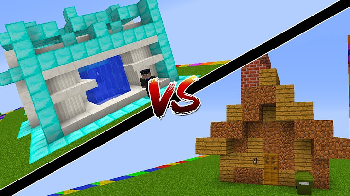 Minecraft: CASA DE RICO VS CASA DE POBRE!