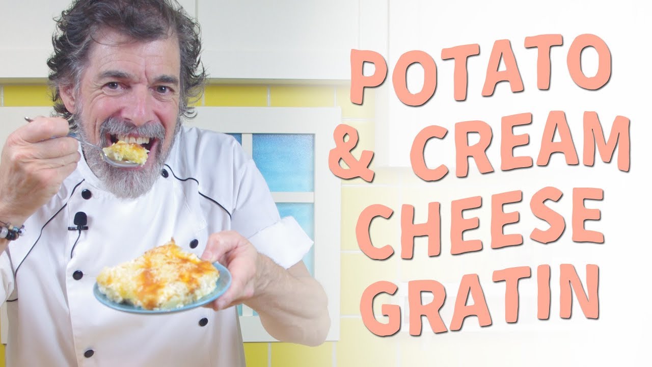 Baked creamy potato gratin
