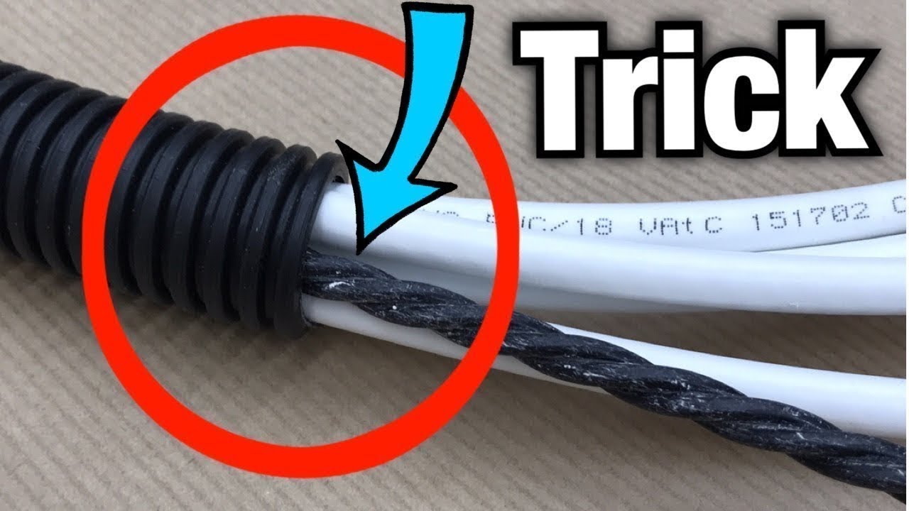So geht Kabel in Leerrohr einziehen‼️Proofwood