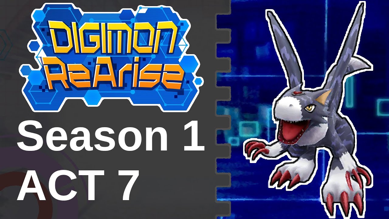 Digimon Rearise S1: Act 7 - Dorugamon! Save the Library! [JP🔊 / 🔽Dialog]