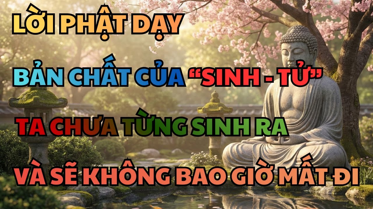 LỜI PHẬT DẠY: BẢN CHẤT CỦA SINH TỬ - TA CHƯA TỪNG SINH RA VÀ CŨNG SẼ KHÔNG BAO GIỜ MẤT ĐI