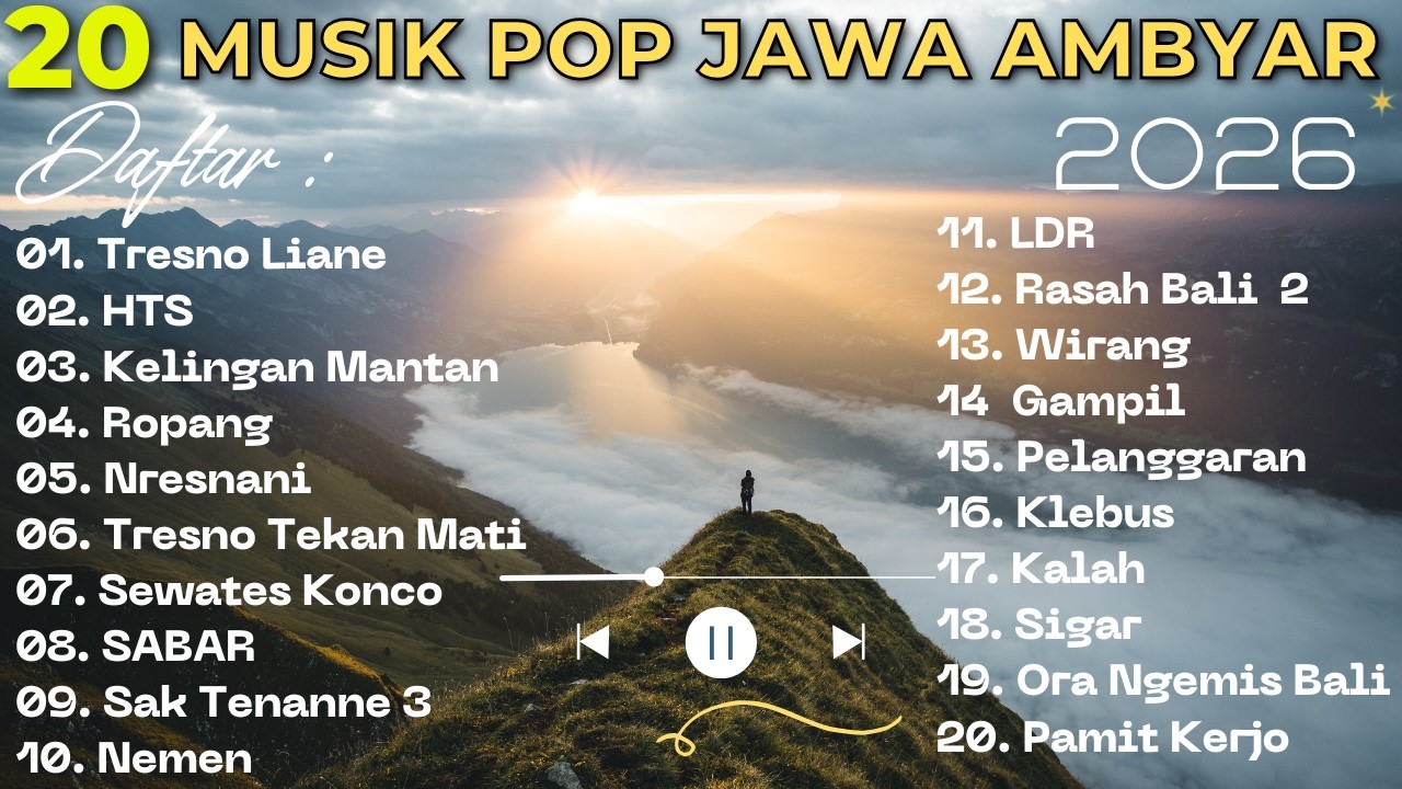 20 Lagu Pop Jawa Paling Ambyar 2026 💔 | Rasah Bali, Wirang, Sigar | Lagu Temen Kerja & Istirahat 🎧🎧😎