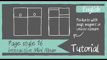 Page Style 16 TUTORIAL for interactive 6x6" and 8x8" Mini Albums