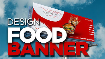 How to Design Food Banner in photoshop - Step by Step Tutorial |