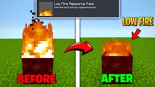 Low Fire Texture Pack for Minecraft PE 1.21+ | Best Low Fire Addon for MCPE! screenshot 4