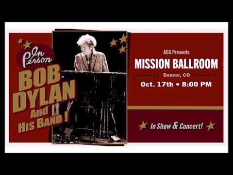 Bob Dylan (MUST LISTEN TO) 2019 Not Dark Yet 17 Oct 2019 Denver Colorado