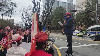 평택시장 공약사항 이행촉구 강력시위 ㅡ 고덕국제신도시 총연합회 주관  24.3.26