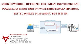 SATIN BOWERBIRD OPTIMIZER FOR PV DISTRIBUTED GENERATIONS IN A MODERN DISTRIBUTION NETWORK
