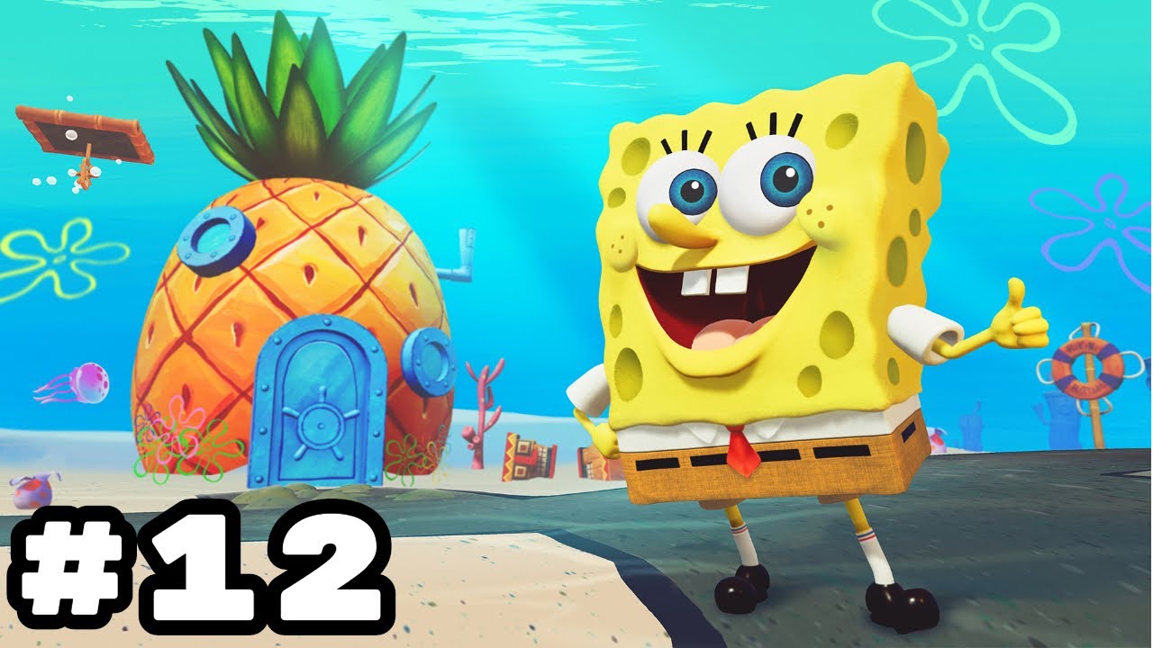 SpongeBob Battle For Bikini Bottom Rehydrated Walkthrough Part 12 - Sand Mountain