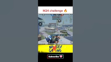 M24 Challenge || 5 Finger Claw|| #bgmishorts #bgmi #shortsviral #andriodgameplay  #shorts