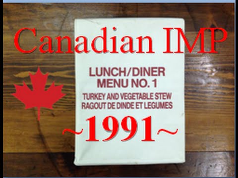 Canadian Individual Meal Pack ~1991~
