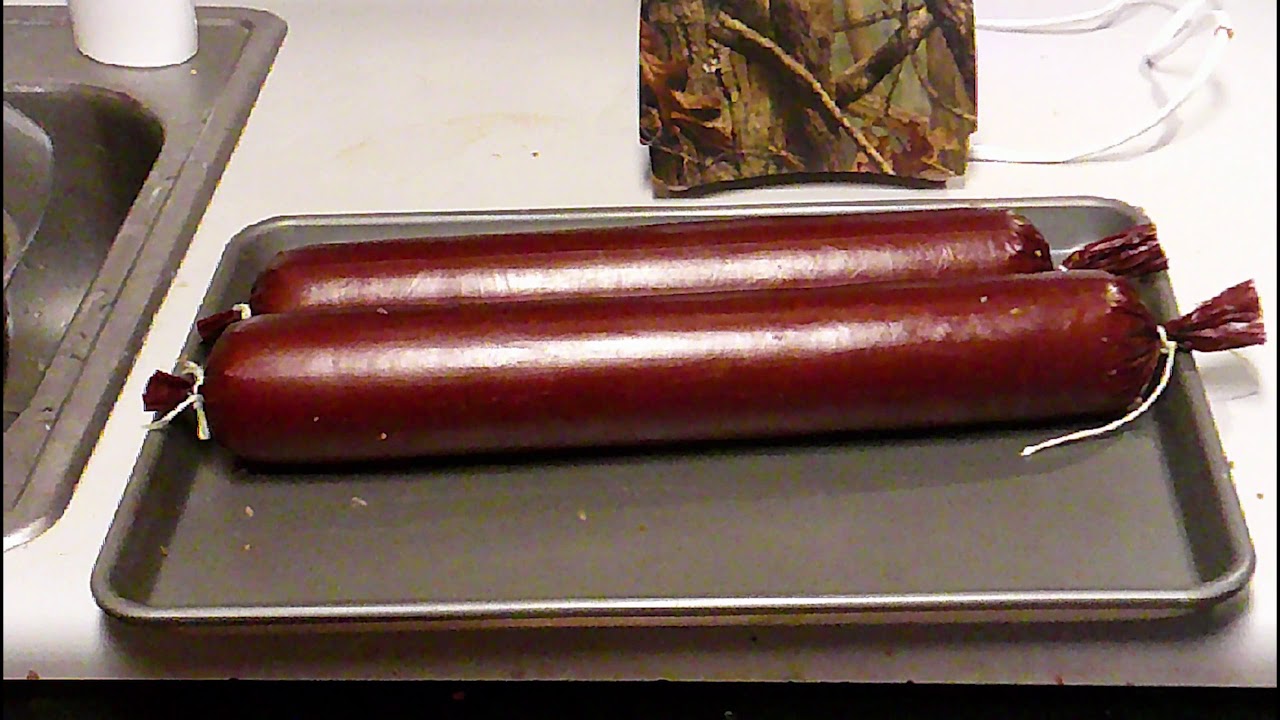 Making Venison Trail Bologna Surprisingly SPICY YouTube