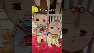 Paper Doll Babies Update 🥹❤️👶🏽👶🏼 #paperdolls #art #papercraft