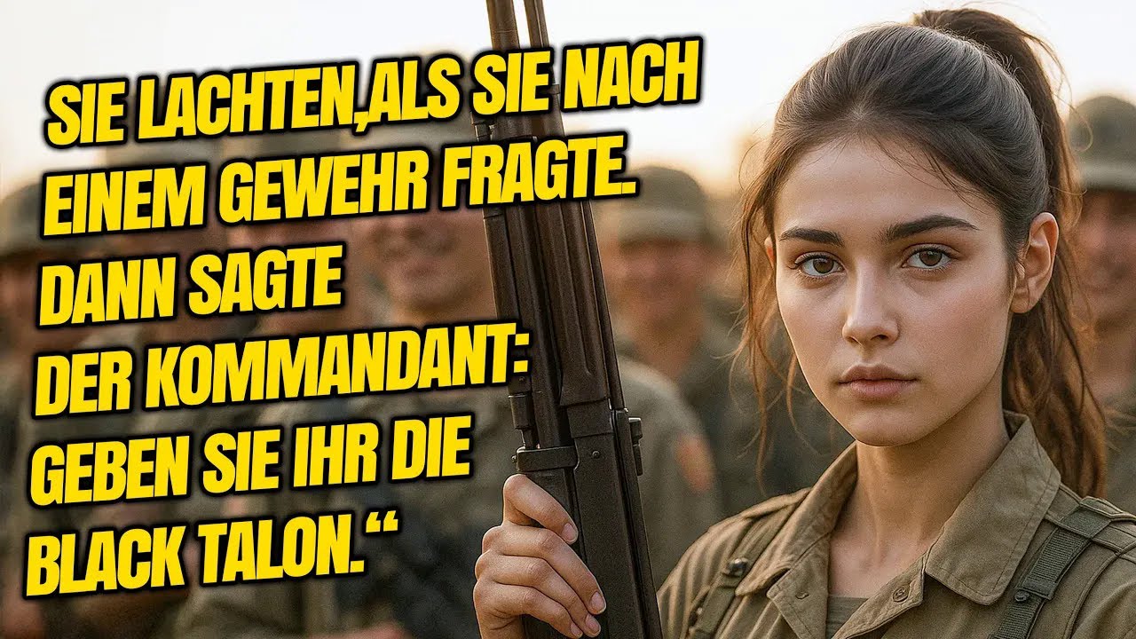 Sie lachten, als sie nach einem Gewehr fragte – dann sagte der Kommandant： „Gib ihr den Black Talon.