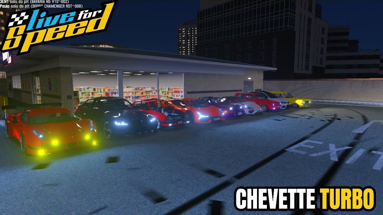 REPRESENTEI NA LIVE DE UM YOUTUBER DE CHEVETTE TURBO - Live For Speed 