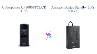CyberPower CP1000PFCLCD vs. Amazon Basics UPS 🛡️🔋 Which is Better?