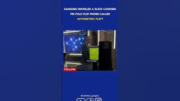 Samsung Asymmetric Flip Was Unveiled At MWC 2025 #samsungasymmetricflip #mwc2025 #samsung