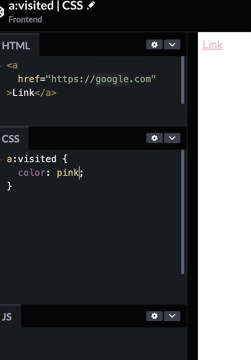 #49 a:visited | CSS | Frontend #shorts - YouTube