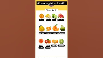 #Citrus fruits #@learn english with mavin