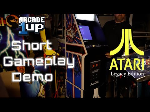 A Geocab Quickie: Arcade1Up - Atari Legacy Short Demo - Gameplay and Button Mapping from The Geocab