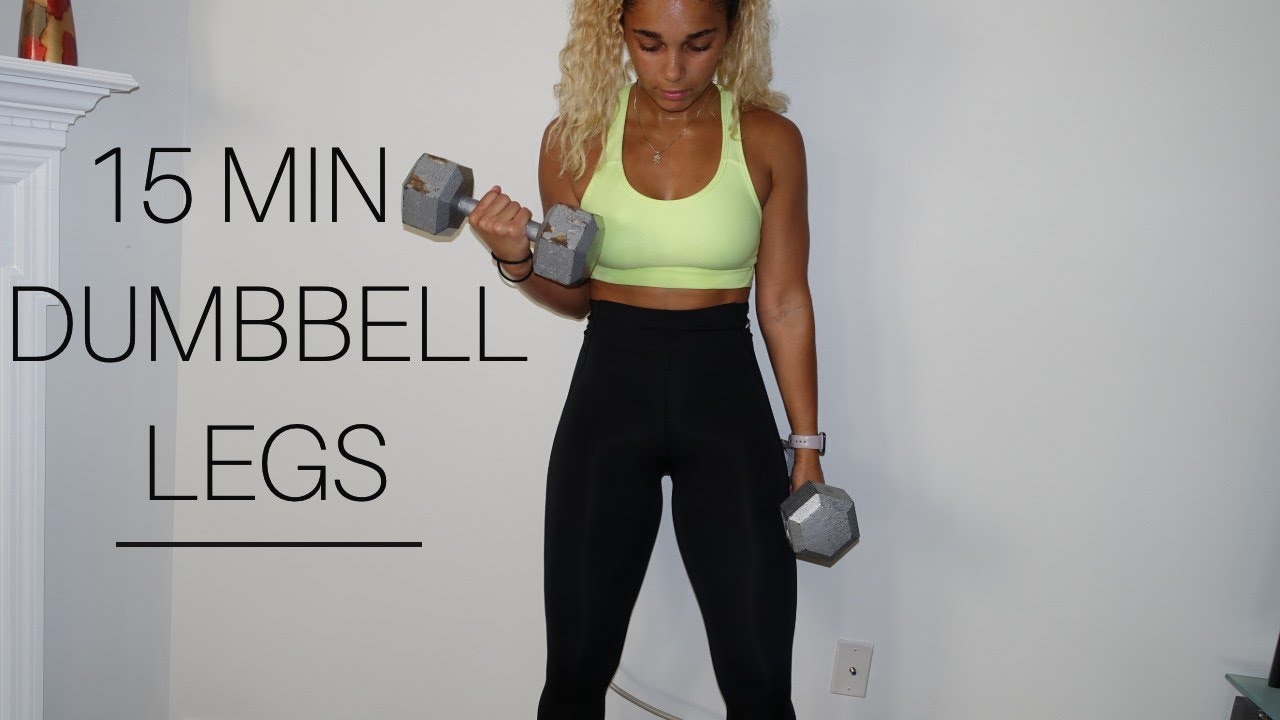 15 MIN QUICK KILLER DUMBBELL LEGS WORKOUT- at home workout - YouTube