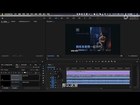 第62课 PR导入的SRT字幕如何批量居中？字幕位置块帮你轻松搞定【Premiere视频教程】 ，Premiere，影视剪辑入门实战精讲