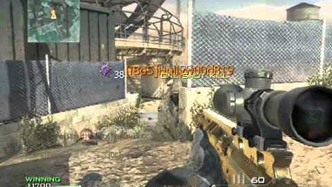 MW3 - 1 vs 5 QUICKSCOPE WIN !