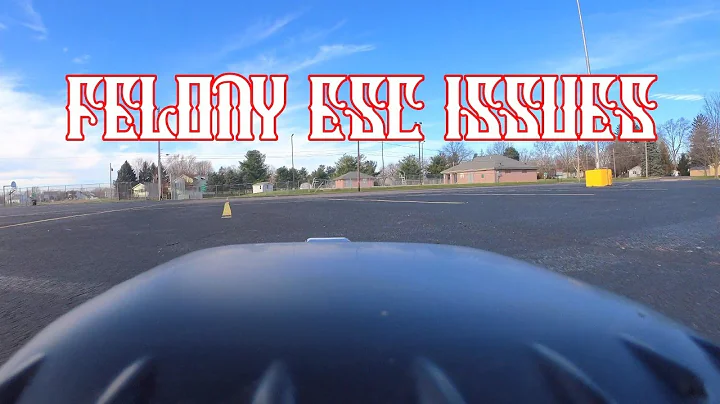 Arrma Felony esc issues