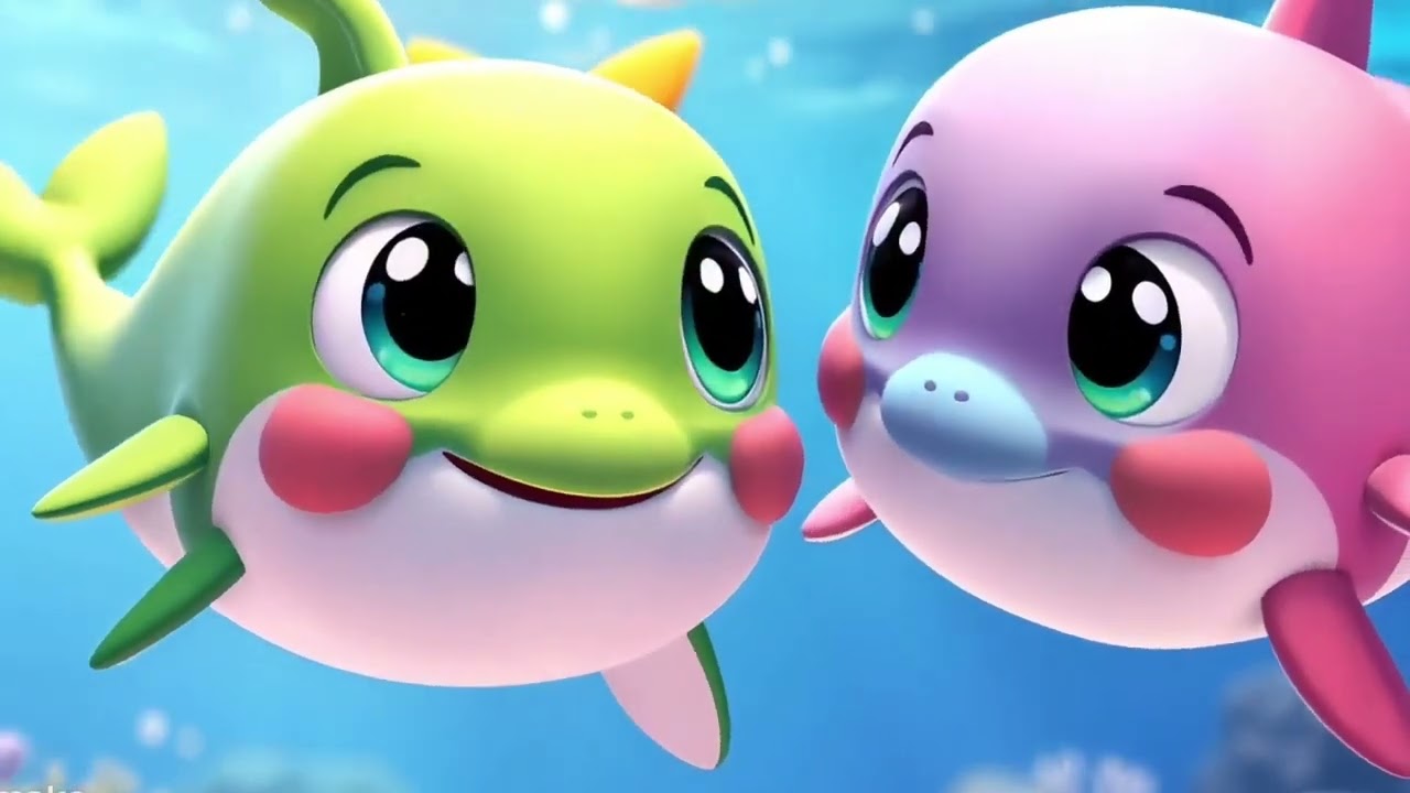 Golfinhos Baleias e Tubarões ‐ Feito com o Clipchamp