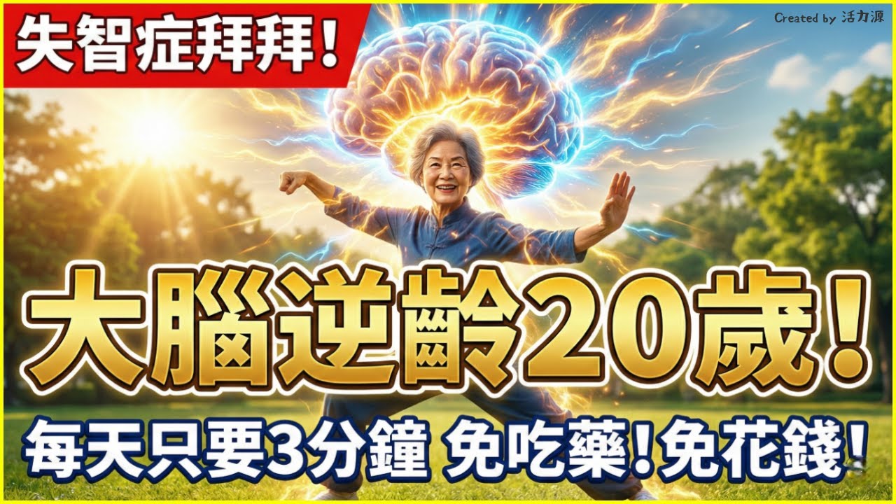 不用花錢！權威名醫教你「3分鐘預防失智」。這輩子必看的秘密：讓大腦年輕10歲의 簡單習慣！