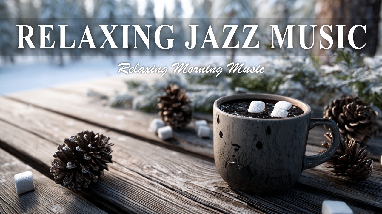 Relaxing Jazz Music  ☃️ Bossa Nova Instrumental and Cozy Jazz Cafe Music for Happy Moods.