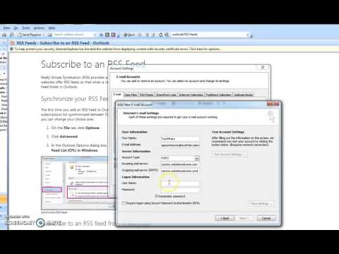 How to Setup Webmail in Outlook 2007