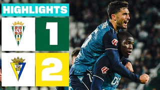 Córdoba Cf 1 - 2 Cádiz Cf Resumen Laliga Hypermotion