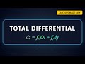Total Differential Explained Visualized: dz = fxdx + fydy (Calculus 3)