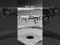 0% vs 100% Softness 3D Balls Simulation #3d #shorts #satisfying #blender