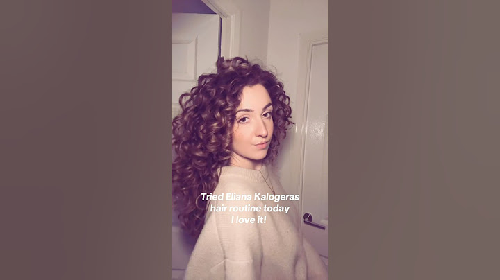 I attempted Eliana Kalogeras hair routine and it turned out like this! #kalogerasisters #curlyhair