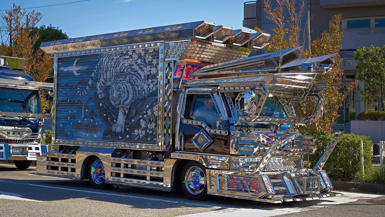 デコトラ】🅿️🚌🚎🚚🚛💨入場走行4⃣ 関東み組 35周年チャリティ撮影