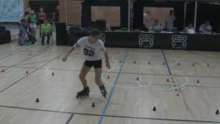 12 20180727 Berlin Inline Games Freestyle Slalom Classic Junior Women Arosio Matilde 12 place