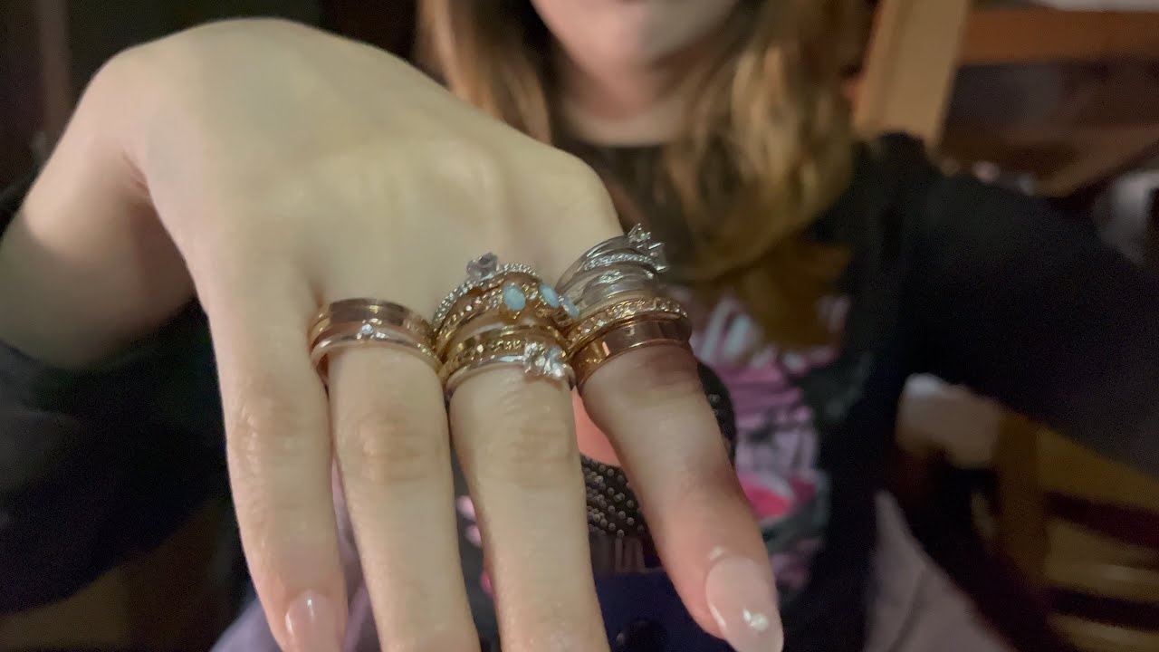Finger Tip Rings Asmr ASMR Hand Sounds (rings, flutters, tapping) - YouTube