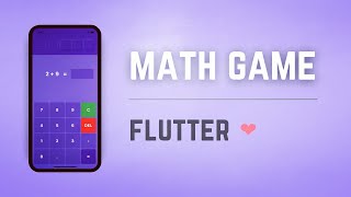 📱Math Game • FLUTTER Tutorial From Scratch ♡ screenshot 3