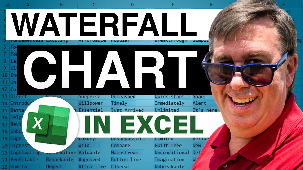 Excel how to create a waterfall chart in excel without add ins