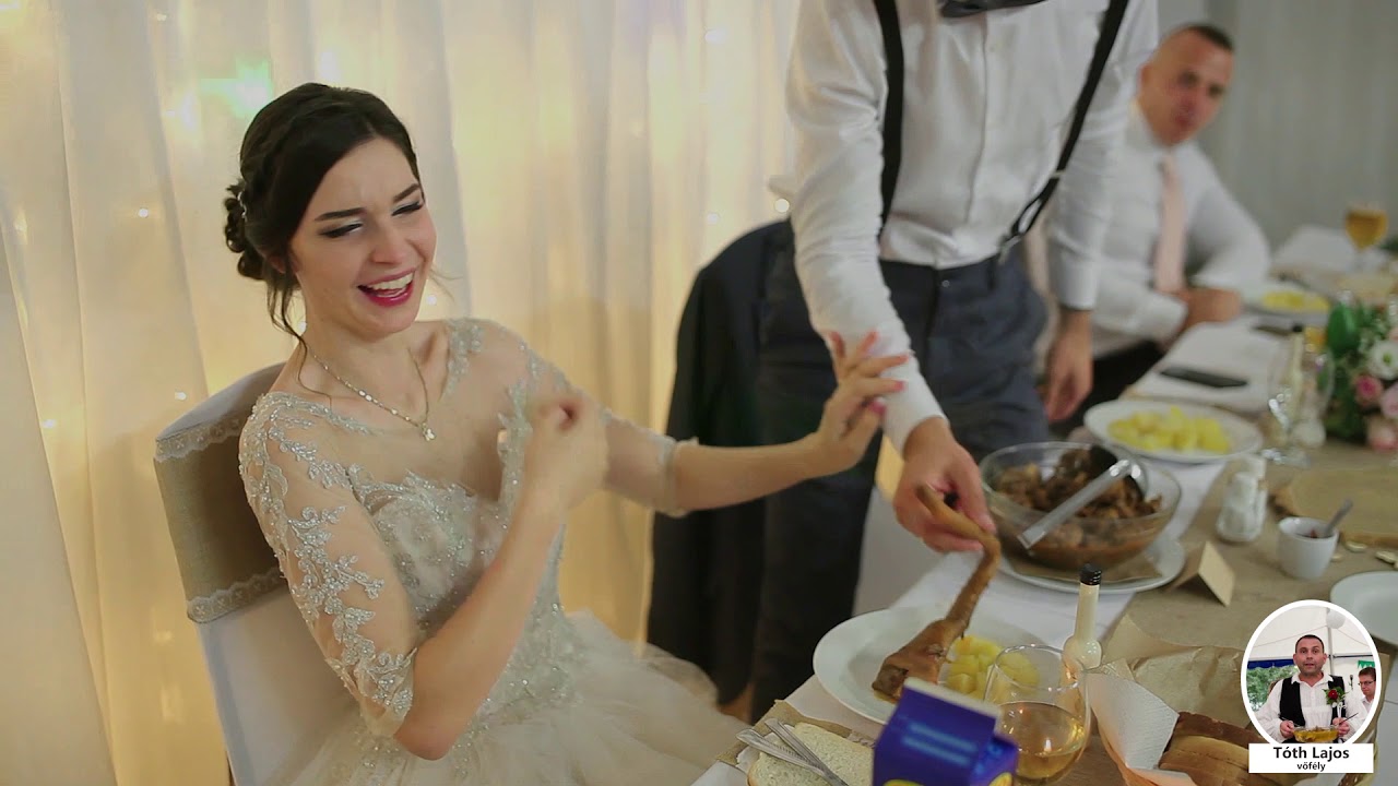 Tóth Lajos vőfély - lagzi kezdete