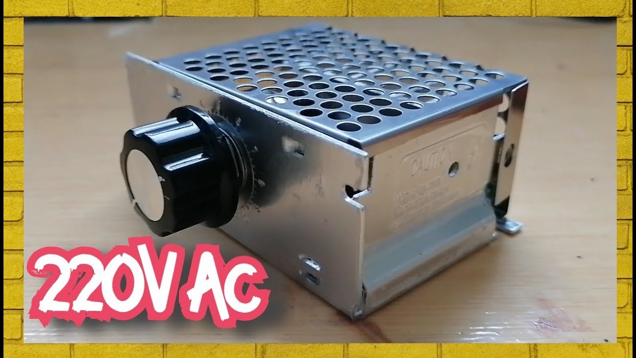 Ac 220v 4000w Controlador De Voltaje Variable Compacto 