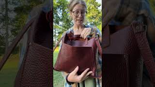 Portland Leather MINI vs MEDIUM Crossbody Totes