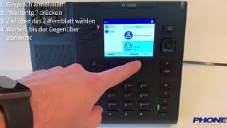 Weiterleiten An Einem Mitel 6867I Telefon