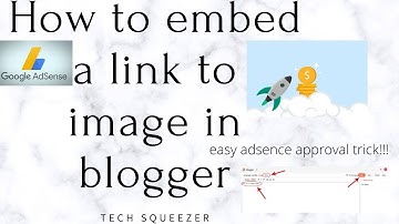 How to embed a link to image in blogger!!!