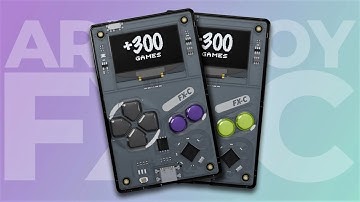Discover the POWER of Arduboy FX-C Gaming Handheld with 300 Games