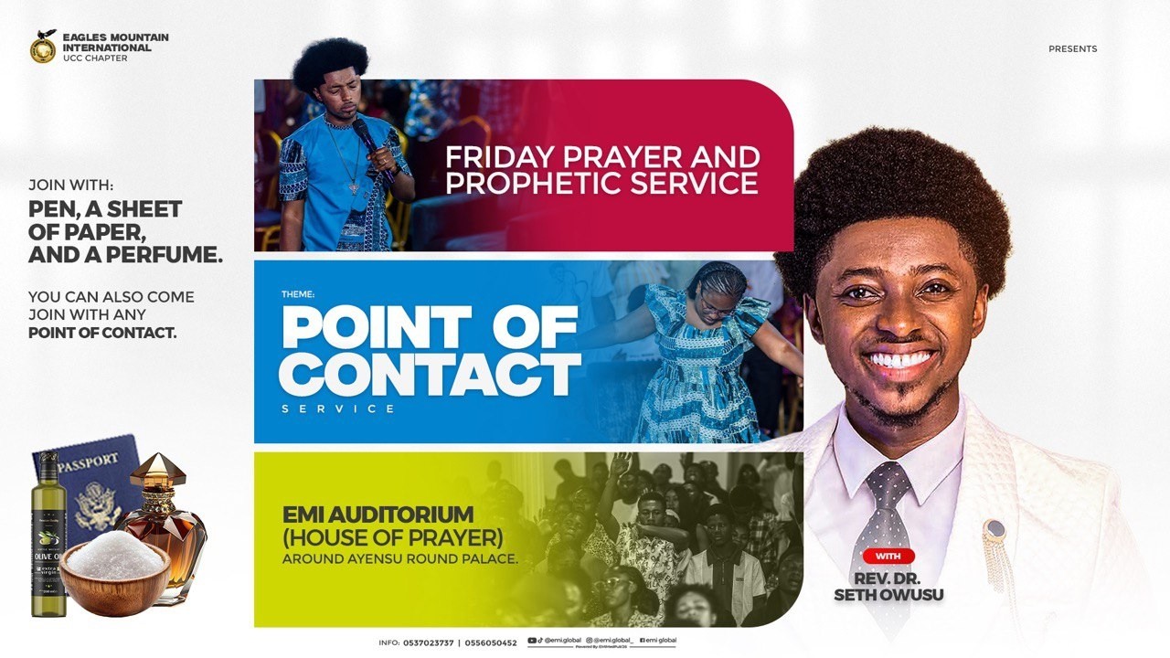 POINT OF CONTACT SERVIC E(PRAYER AND PROPHETICS SERVICE) || REV. DR. SETH OWUSU || 13TH.FEB. 2026