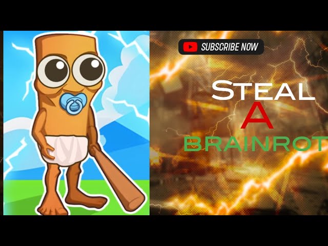 MY FIRST VIDEO OF STEAL A BRAINROT #roblox - YouTube